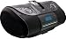 iLive Boombox Portable Music System with CD Player and iPod Dock (Black)