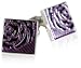 Lavendar Rose Cufflinks with Presentation Box