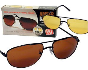 2 pairs Nightvision Sunglasses 