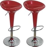 Pair of Red Barstools