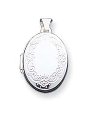 Sterling Silver Oval Locket