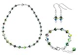 Vitrail Medium Swarovki Crystal Sterling Silver Bracelet Earrings 16 18 20 22 24 Necklace Jewelry Set
