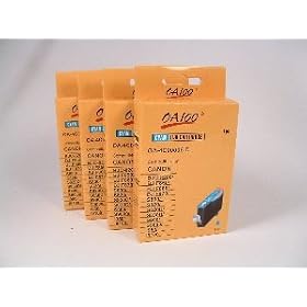 Compatible Canon BCI-3 (BCI3) Ink Cartridges Combo 4-Pack: 4 Cyan by Unknown