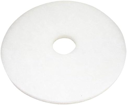 17" White Polishing Pad (Pack of 5)