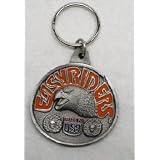 EASYRIDER ENAMEL PEWTER KEYCHAIN