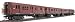 Walthers Proto - PROTO 1000 R17 Subway Car 4-Pack (1 Powered, 3 Unpwd) - Tuscan