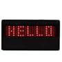 Programmable Scrolling Red LED Name Tag with Build In Re-Chargeable Battery & AC Charger