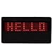 Programmable Scrolling Red LED Name Tag with Build In Re-Chargeable Battery & AC Charger