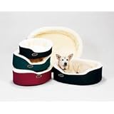 Oval Dog Bed (Black) (18")