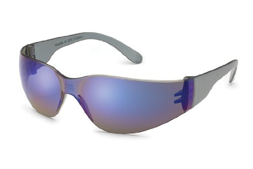 Starlite SM Safety Glasses - Gray Temple - Blue Mirror Lens On Sale
