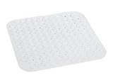Wenko 18943100 Duscheinlage Tropic White - Rutschstopp, Saugn&auml;pfe Kunststoff, 54 x 54 cm, wei&szlig;