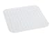 Wenko 18943100 Duscheinlage Tropic White - Rutschstopp, Saugnäpfe Kunststoff, 54 x 54 cm, weiß
