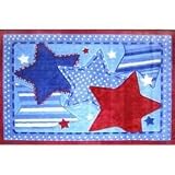 Moon & Stars Rug - Denim Dreams