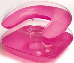 Childrens Toyshop  Third Party New : Kids cozy air chairs (pink)