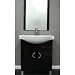 Modern Porcelain Bathroom Vanity Cabinet Set 