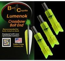 Burt Coyote Lumenok Lighted Bolt Nocks GTC Green 3/Pkg