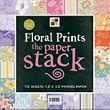 DCWV 72-Sheet Paper Cardstock Pad - Floral (12")