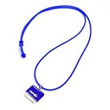 COSMOS Deep Blue Silicone Neck Strap band lanyard for iPhone 5 2 3g 3Gs 4 i ....