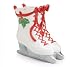 Decorative Ice Skate Vase For Festive Holiday/Christmas Decor