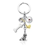 Beagle - I Love My Dog Keychain