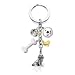 Beagle - I Love My Dog Keychain
