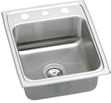Elkao|#Elkay LRAD1522650 Elkay 18 Gauge Stainless Steel 15 Inch x 22 Inch x 6.5 Inch single Bowl Top