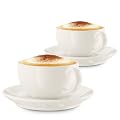Original Tassimo Cappuccino-Tasse und Untertasse von Rosenthal, 2er Pack