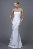 White Silk Dupioni Bridal Gowns by Nicole Miller