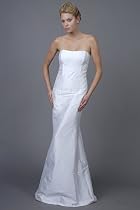 White Silk Dupioni Bridal Gowns by Nicole Miller