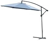 300 cm Ampelschirm Sonnenschirm Regenschirm Schirm mit Kurbel und Ständer