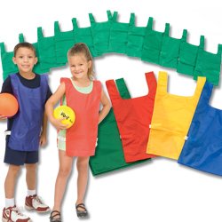 Youth Nylon Pinnies Green (DZN)