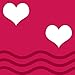 Ema Jane Baby Leggings Leg Warmers (Hearts - White Hearts on Fuchsia with Ruffle)