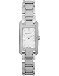 BURBERRY RECTANGOLAR LADIES WATCH IN STAINLESS STEEL BU9600