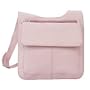 Piel Leather Slim Line Mail Bag - Leather - Pastel Pink - Pastel Pink