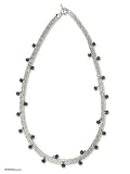 Long necklace, 'Silver Night'