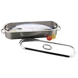 from Sunnex Large 3 Piece Fish Kettle Poacher Steamer Set with Removable Tray 24 61cm