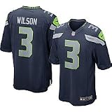 Russell Wilson Seattle Seahawks Blue Jersey Size 40 M at Amazon.com