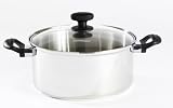 Proctor Silex 54509 Stainless Steel Softhandle 5 Quart Covered Dutch Oven