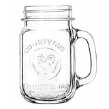 Almost Unbreakable - 6 PAK - County Fair Mug - Modeled after the Mason Jar - but with a... by HercuGlass