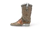 Swarovski Crystal Beige & Pink Boot