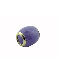 Laveneder Jade Barrel Pendant, 14k Gold