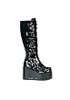 4 1/4 Inch Knee Boot Women'S Size Shoe With Buckles
