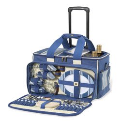 Deluxe Picnic Cooler for 4 person w/ Wheels