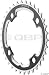 FSA DH/SS MTB 36t 104mm Chainring 3mm Thick Black