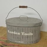 azi-azi ガーデン雑貨 メタル缶/A BW-105A