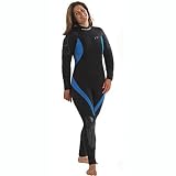 Oceanic Ladies Ultra 7mm Back Zip Jump Wetsuit