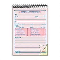 Telephone Message Book, 2-Part, 4-1/4"x6", 50 Sets/Book TOP4010
