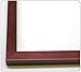 12x18 - 12 x 18 Cherry Flat Solid Wood Frame with UV Framer's Acrylic & Foam Board Backing - Great For a Photo, Poster, Painting, Document, or Mirror