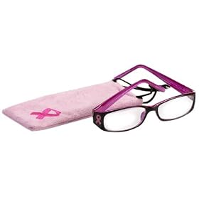 Select-A-Vision Breast Cancer Awareness Pink Ribbon Reader, Pink, +1.5 by 