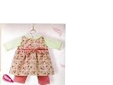 Corolle Classic Baby Doll 17-inch Fashion Pink Jumper Set